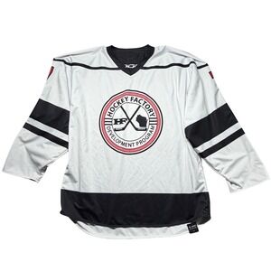 JOG Hockey Factory‎ Development Program Jersey White Black Red Number 7 Men